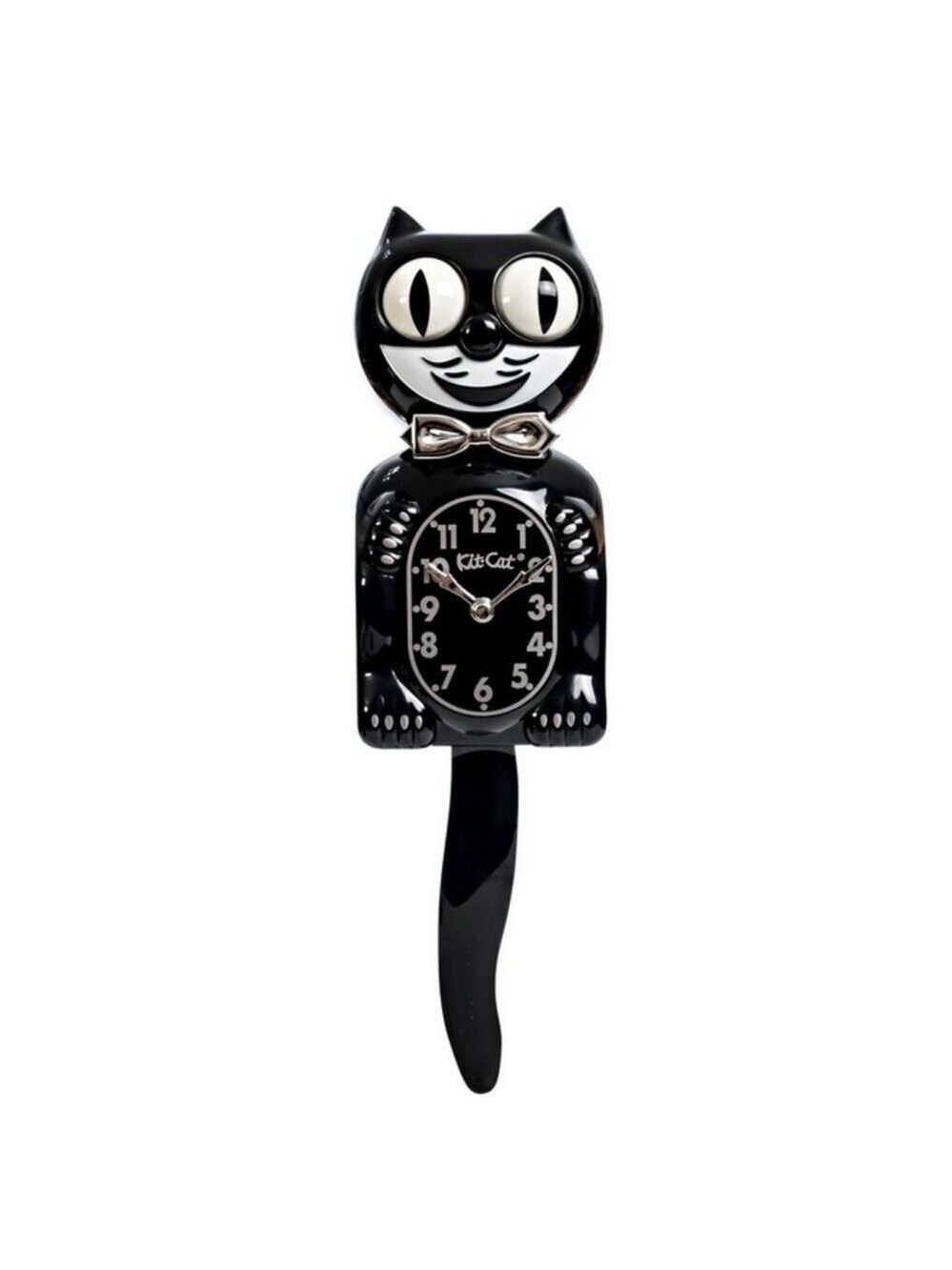 Retro Black Kitchen Edition Kit-Cat Klock Clock